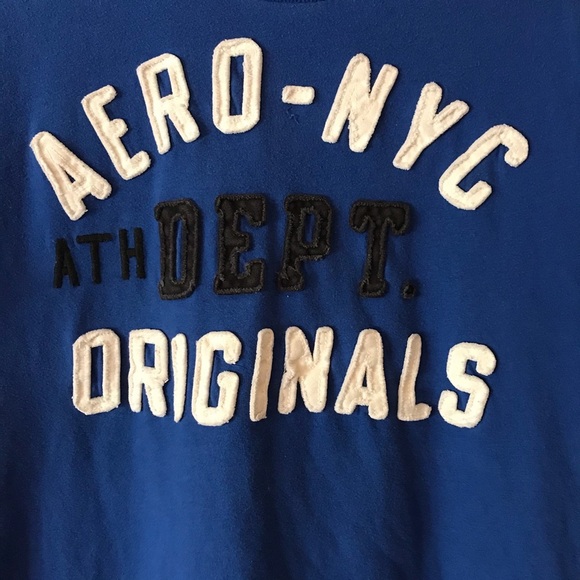 Aeropostale men’s tee shirt royal blue M - Picture 2 of 4